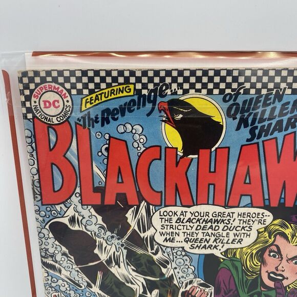 BLACKHAWK #225 COMIC BOOK Queen Killer Shark Marvel 1966 Vintage Sealed Hero - Picture 3 of 4